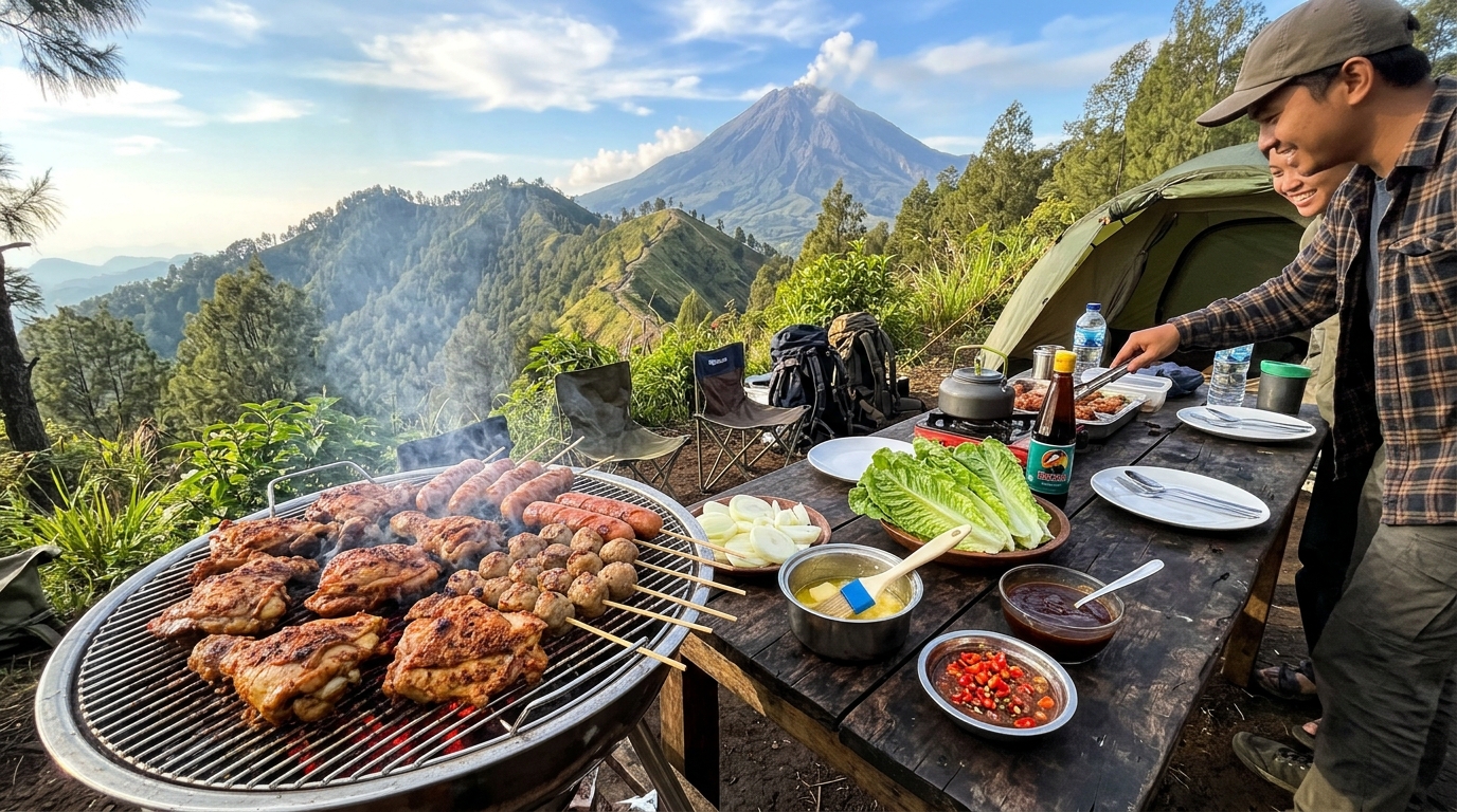 Paket BBQ Alam Terbuka (Cocok untuk Camping & Rame-Rame)