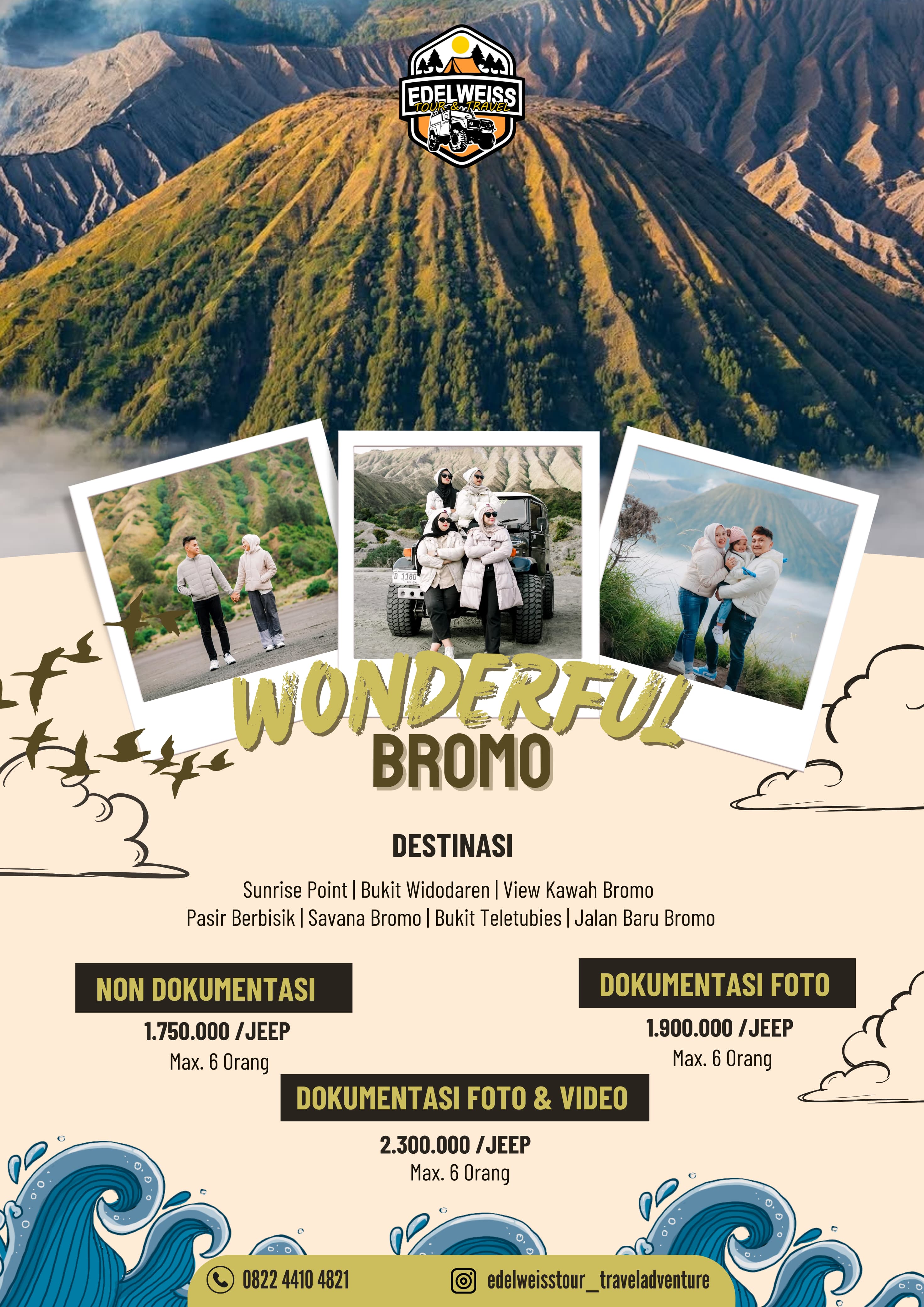 Panduan Lengkap Menyaksikan Golden Sunrise di Bromo: Rute Jeep, Spot Terbaik, dan Waktu Kunjungan